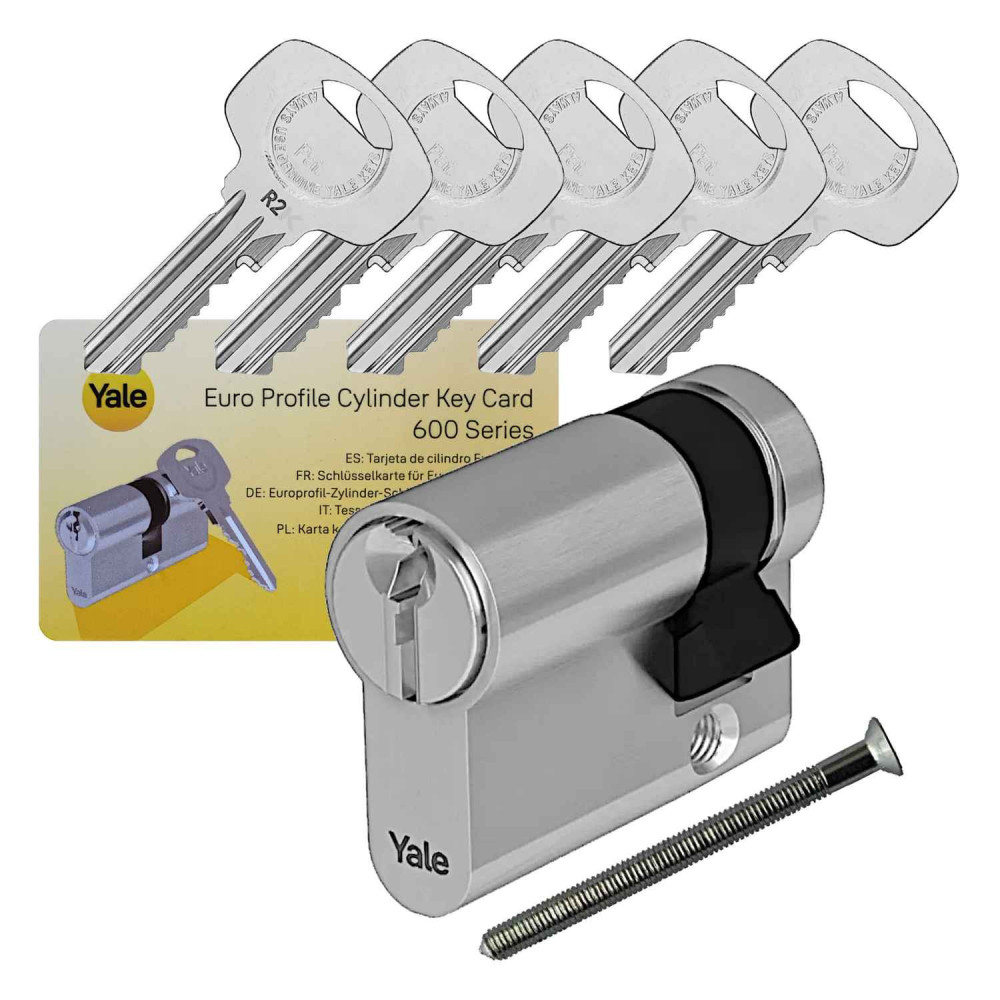 wkładka Yale Y600 jednostronna satyna