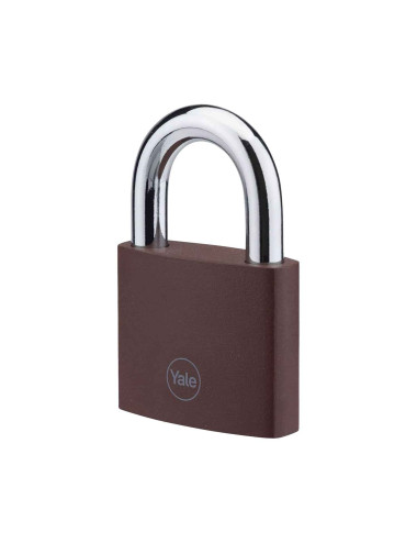 kłódka Yale YE11BR/60/132/1 żeliwna, brązowa