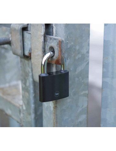 kłódka Yale Y111B/75/140/1/B żeliwna, czarna