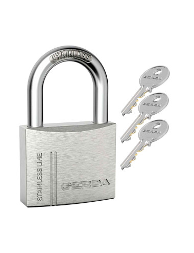 kłódka Gerda Stainless Line KNP S40 nierdzewna