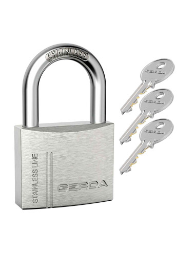 kłódka Gerda Stainless Line KNP S50 nierdzewna