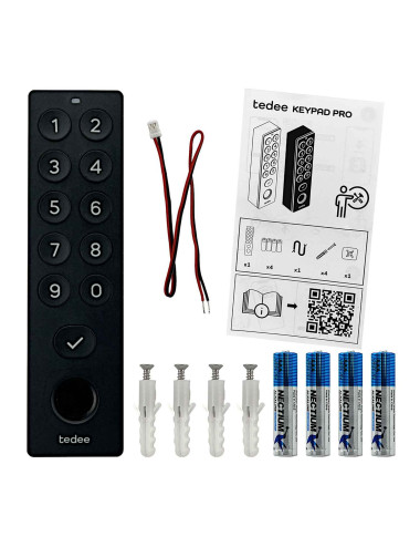 klawiatura Tedee 2.0 TKV2.0B PRO czarna