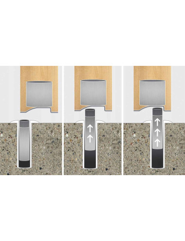 odbojnik magnetyczny Yale Fantom Doorstop satyna