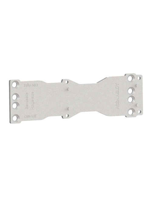 płytka montażowa Assa Abloy A120 srebrna do samozamykacza DC200, DC300, DC500, DC700