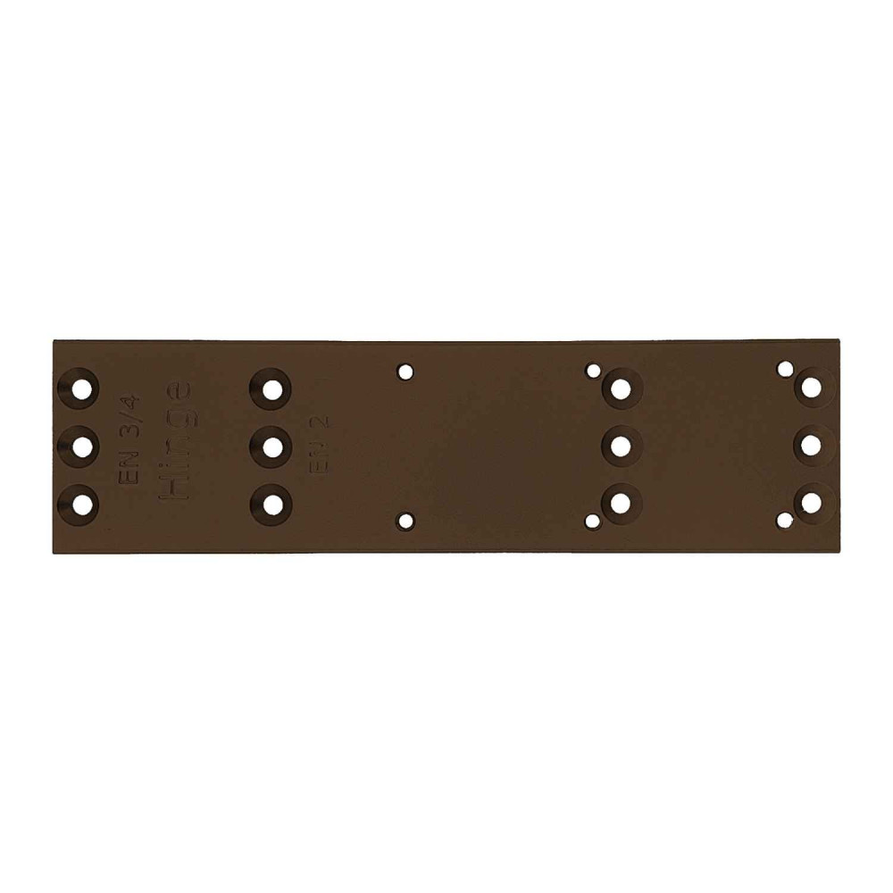 płytka montażowa Assa Abloy A161 brązowa RAL 8014 do samozamykacza DC140