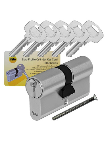 wkładka Yale Y600 z bezpiecznym sprzęgłem satyna