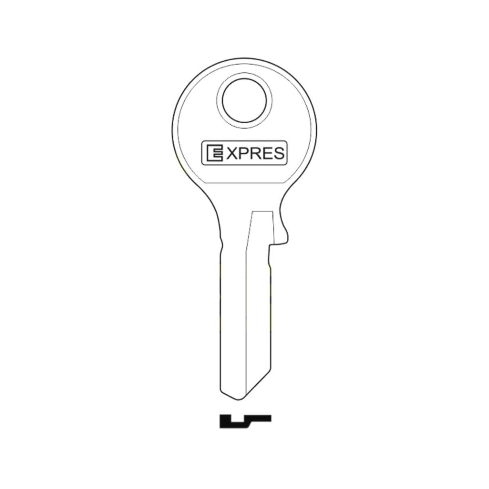 klucz Expres EMK1 mosiężny