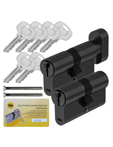 komplet wkładek Yale Y600 czarny