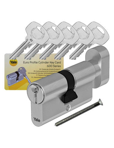 wkładka Yale Y600 z gałką satyna