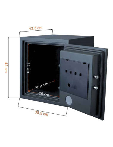 sejf Yale YFM/420/FG2/B ognioodporny