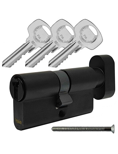 wkładka Yale Y500 z gałką czarna