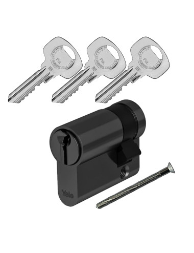 wkładka Yale Y500 połówkowa czarna