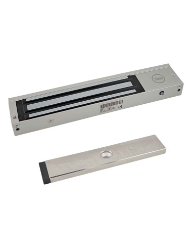 zwora elektromagnetyczna Yale US06 270kg z czujnikiem Hall oraz kontaktronem 12-24V