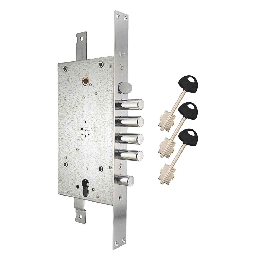 zamek SAB 1612 na klucz piórowy i wkładkę