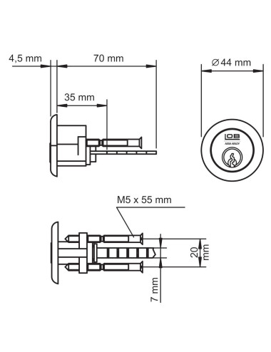 wkładka Lob Ares WT01 RIM...
