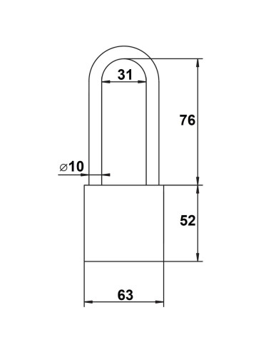 kłódka Lob KSS61...