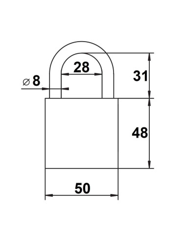 kłódka Lob KMM5 odporna na...