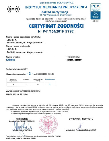 kłódka Lob KMM5 odporna na...