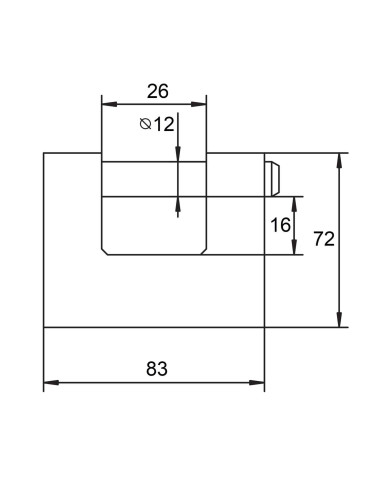 kłódka Lob Tantal XT KT610