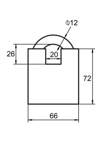 kłódka Lob Granit 2 XT KWG620