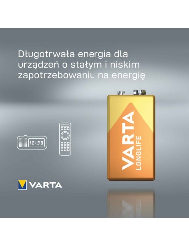 bateria Varta Longlife 9V...