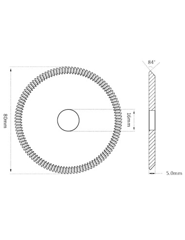 frez Raise HJ-P01 HSS z powłoką