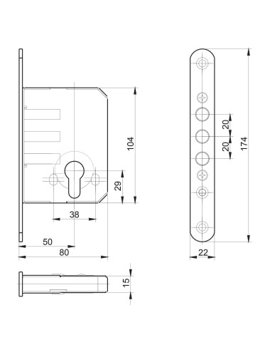 zamek trzpieniowy Gerda...