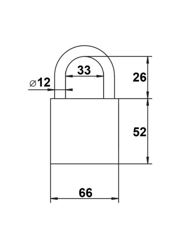 kłódka Lob KW01 serwisowa