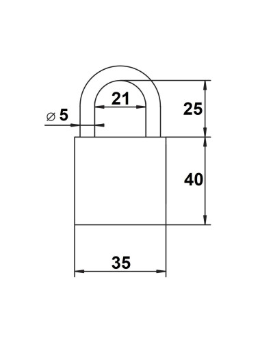 kłódka Lob K350 serwisowa