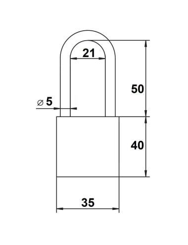 kłódka Lob K351 serwisowa