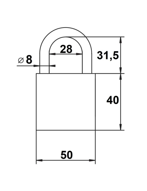 kłódka Lob KZ50 serwisowa