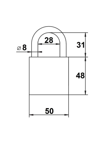 kłódka Lob KMM5 serwisowa