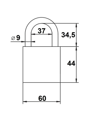 kłódka Lob KZ60 serwisowa