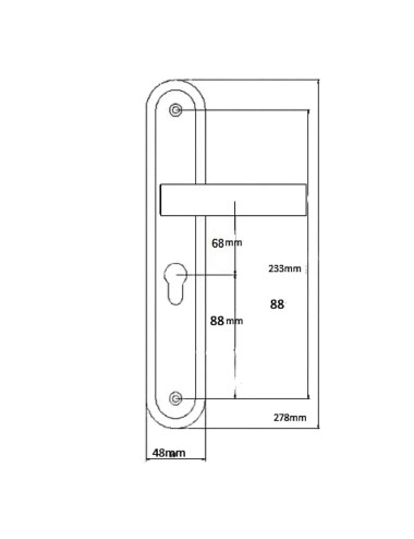 klamka do drzwi chińskich...