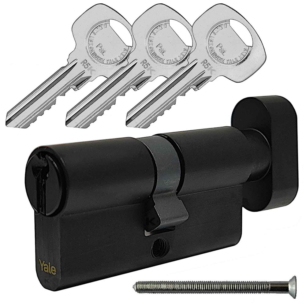 wkładka Yale Y500 z gałką czarna
