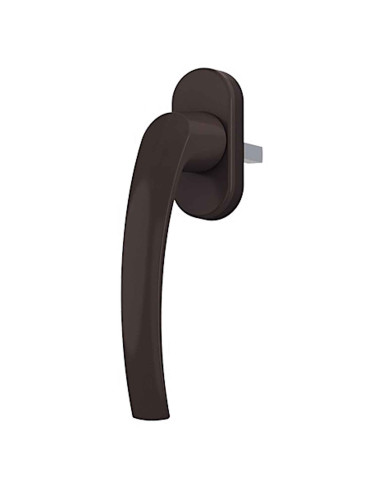 klamka Mars II 35/45 RAL 8019 brązowa