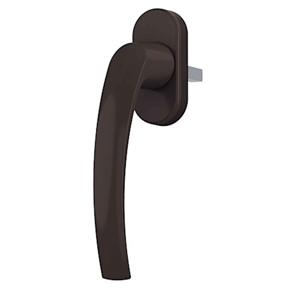 klamka Mars II 35/45 RAL 8019 brązowa