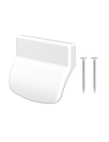 pochwyt balkonowy Medos PCV RAL 9016 biały z wkrętami