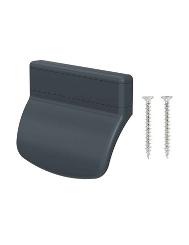 pochwyt balkonowy Medos PCV RAL 7016 antracyt z wkrętami