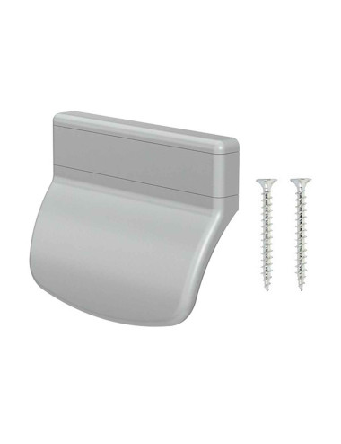 pochwyt balkonowy Medos PCV RAL 7035 jasny szary z wkrętami