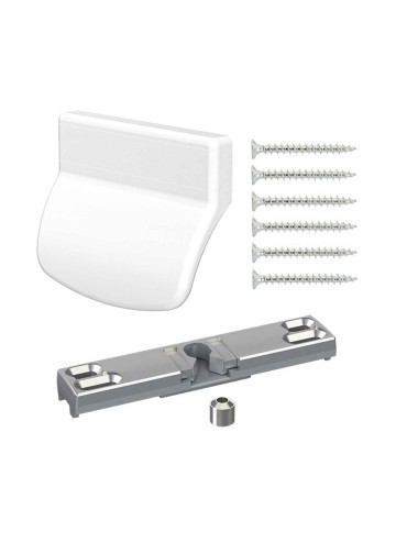zatrzask balkonowy Medos Aluplast/Wital/Decco z pochwytem PCV RAL 9016