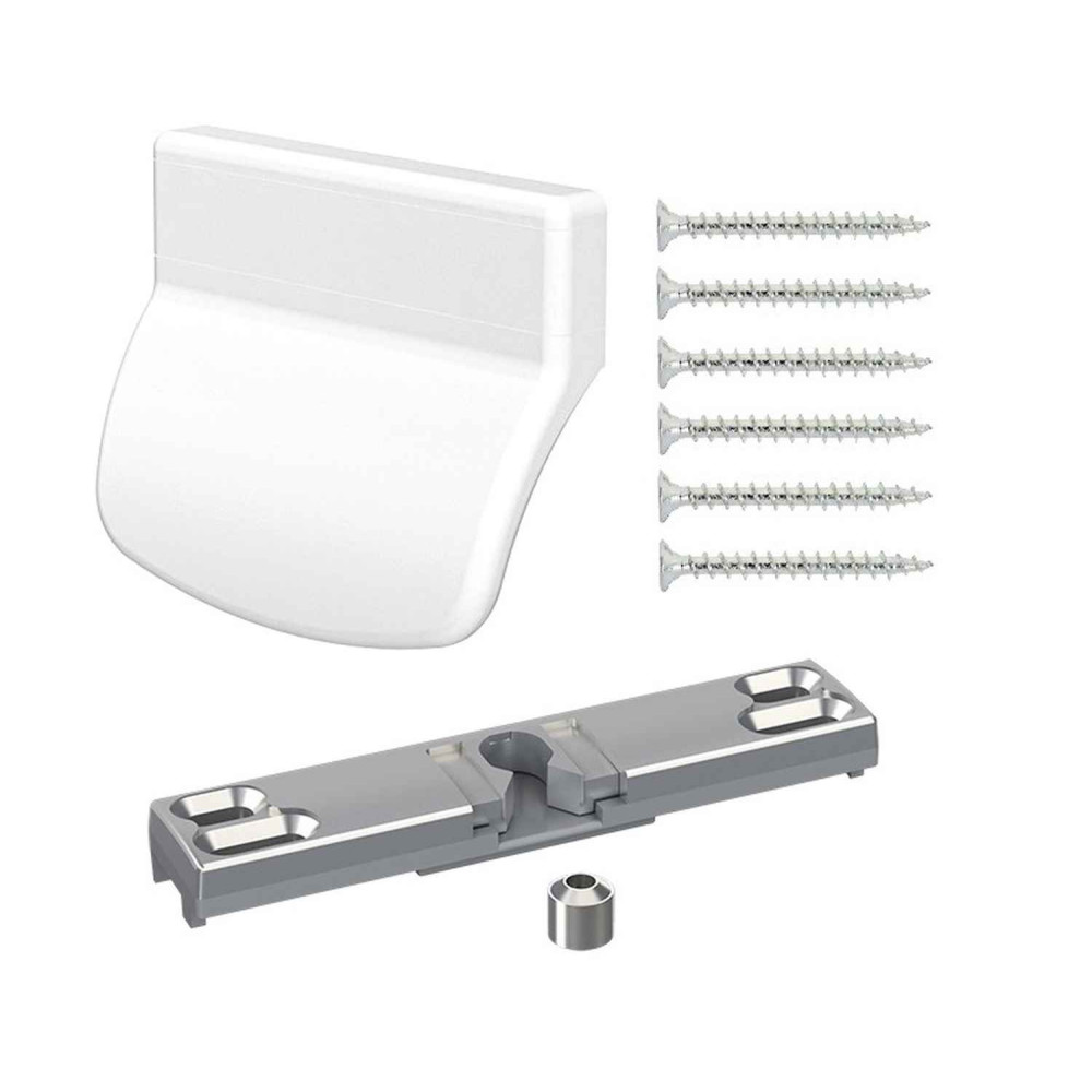 zatrzask balkonowy Medos Aluplast/Wital/Decco z pochwytem PCV RAL 9016
