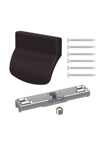 zatrzask balkonowy Medos Aluplast/Wital/Decco z pochwytem PCV RAL 8019