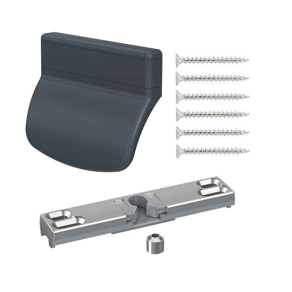 zatrzask balkonowy Medos Aluplast/Wital/Decco z pochwytem PCV RAL 7016