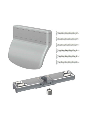 zatrzask balkonowy Medos Aluplast/Wital/Decco z pochwytem PCV RAL 7035