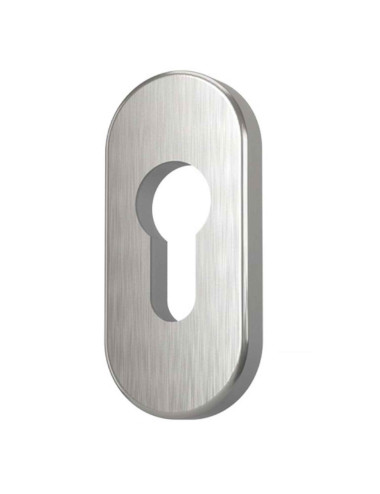 szyld Medos owalny Inox 6,5 mm