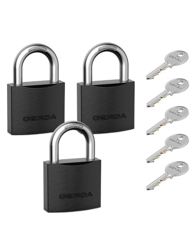 kłódki Gerda Iron Line KZZS S30 - 3 szt