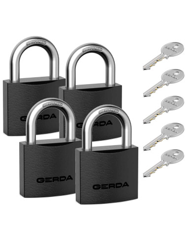 kłódki Gerda Iron Line KZZS S30 - 4 szt