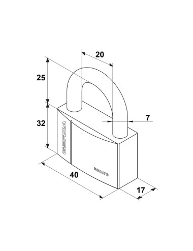kłódka Gerda Secure KSWS S40