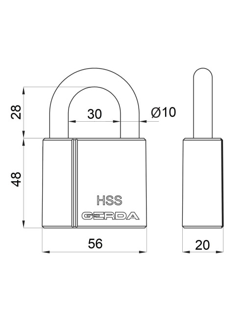 kłódka Gerda HSS 531